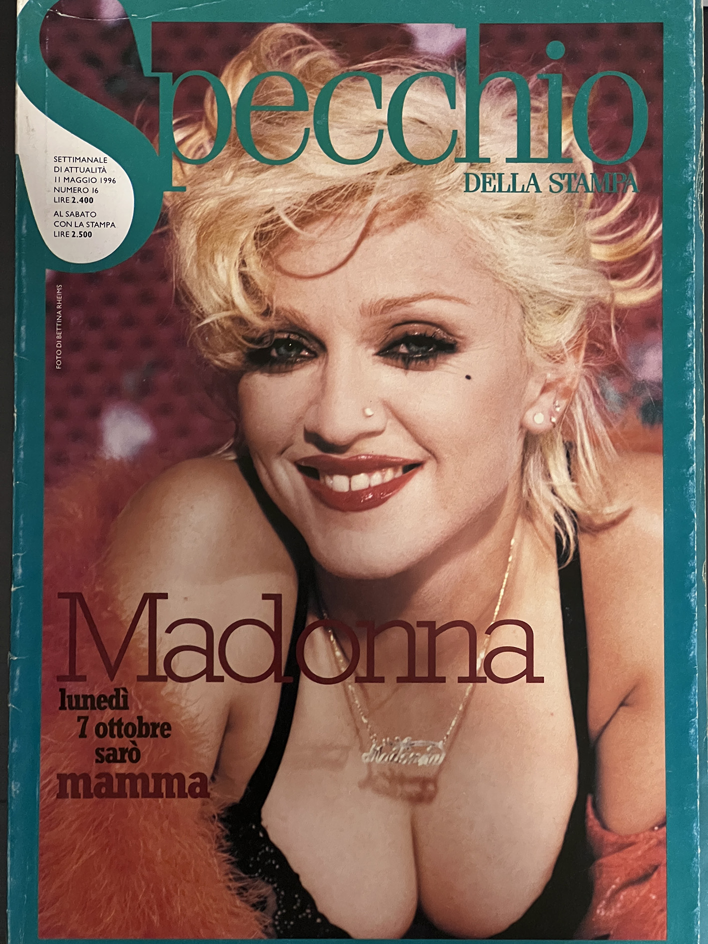 SPECCHIO 1996